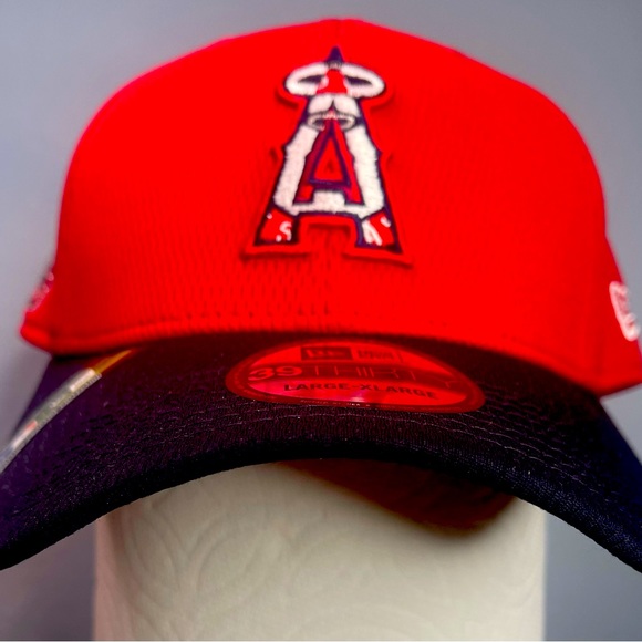 ANGELS TEAM CLASSIC 39 THIRTY STRETCH FIT BASEBALL CAP L/XL - Picture 6 of 9